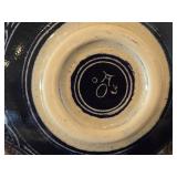 Lot of (2) Handcrafted Ceramic Bowls (Signed) 2 3/4' x 7 1/2'