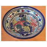 Lot of (3) Hand painted Ceramic Bowls 9'Dx2-1/2', 9'Dx2-1/4', 7-3/4'Dx2-1/2'