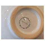 Lot of (3) Hand painted Ceramic Bowls 9'Dx2-1/2', 9'Dx2-1/4', 7-3/4'Dx2-1/2'