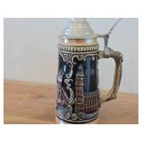 Vintage 9' Rare London Relief Big Ben Queens Guava Tower Bridge and Soldier Beer Stein