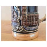 Vintage 9' Rare London Relief Big Ben Queens Guava Tower Bridge and Soldier Beer Stein