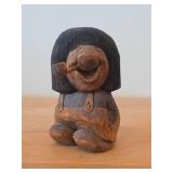 Vintage 5' Troll theme Hand-carved Wooden Figurine by Swedish Carver Bengt Brask (Signed)