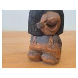 Vintage 5' Troll theme Hand-carved Wooden Figurine by Swedish Carver Bengt Brask (Signed)