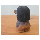 Vintage 5' Troll theme Hand-carved Wooden Figurine by Swedish Carver Bengt Brask (Signed)