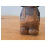 Vintage 7 1/2' Troll theme Hand-carved Wooden Figurine by Swedish Carver Bengt Brask (Signed)