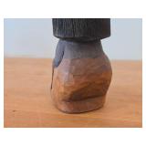 Vintage 7 1/2' Troll theme Hand-carved Wooden Figurine by Swedish Carver Bengt Brask (Signed)