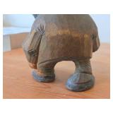 Vintage Norwegian Troll theme Hand-carved Wooden Figurine by Ole Oien (Signed) (Norway)