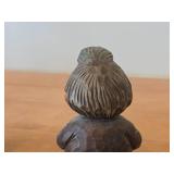 Lot of (2) Vintage 4 3/4' Norwegian Troll theme Hand-carved Wooden Figurines by Otto Sveen (Signed) (Norway)