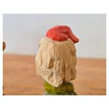 Lot of (2) Vintage Norwegian Troll theme Hand carved Wood Figurines by Henning (Norway) Woman 6', Man 6'