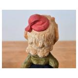 Lot of (2) Vintage Norwegian Troll theme Hand carved Wood Figurines by Henning (Norway) Woman 6', Man 6'