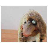 Vintage 7 1/2' Troll theme Hand carved Wood Figurine / Norwegian Folk Art style