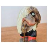 Vintage 7 1/2' Troll theme Hand carved Wood Figurine / Norwegian Folk Art style