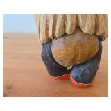 Vintage 6 1/2' Troll theme Hand carved Wood Figurine / Norwegian Folk Art style