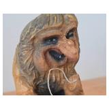 Vintage 8' Troll theme Hand carved Wood Figurine (Norway)