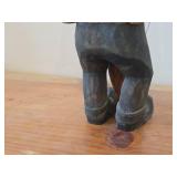 Vintage 8' Character theme Hand carved Wood Figurine / Folk Art style