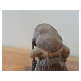 Vintage 4' Norwegian Troll theme Hand carved Wood Figurine / Folk Art style