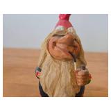 Vintage 6' Norwegian Nisse Troll theme Hand carved Wood Figurine by Henning (Norway)