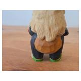 Vintage 6' Norwegian Nisse Troll theme Hand carved Wood Figurine by Henning (Norway)