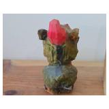 Lot of (3) Vintage Troll theme Hand carved Wood Figurines by Henning (Norway) / Folk Art style