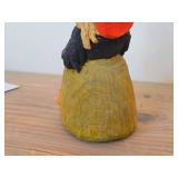 Vintage 7 1/2' Peasant Woman with Tea Kettle Troll theme Hand carved Wood Figurine by Henning Engelsen (Norway)