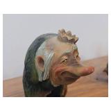 Vintage 6' Troll King theme Hand carved Wood Figurine by Henning Engelsen (Norway)