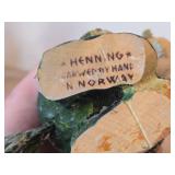 Vintage 6' Troll King theme Hand carved Wood Figurine by Henning Engelsen (Norway)