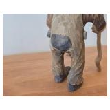 Vintage 9' Troll theme Hand carved Wood Figurine (Signed) by Asbjorn Raanaa / Norwegian Folk Art style