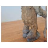 Vintage 9' Troll theme Hand carved Wood Figurine (Signed) by Asbjorn Raanaa / Norwegian Folk Art style