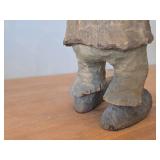 Vintage 14 1/2' Troll theme Hand carved Wood Figurine (Signed) by Asbjorn Raanaa / Authentic Norwegian Folk Art style