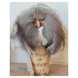 12' Troll of Norway theme Handmade with Real Fur Figurine