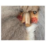 12' Troll of Norway theme Handmade with Real Fur Figurine