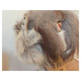 12' Troll of Norway theme Handmade with Real Fur Figurine