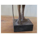 Vintage 14' Don Quixote theme Hand carved Wood Figurine by Ouro Artesania (Spain)