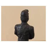 8 1/4' Coal Miner theme Hand carved Hand painted Wood Collectible Figurine