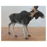 Handcrafted Needle-felted Moose Sculpture