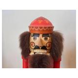 Vintage 12' Nutcracker The King theme Wooden Figurine by Peterson Design (West Germany)