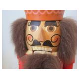 Vintage 12' Nutcracker The King theme Wooden Figurine by Peterson Design (West Germany)