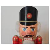 Vintage 13' Erzgebirge Nutcracker Soldier theme Handcrafted Wood Figurine by Expertic Cooperative (GDR (East Germany))