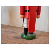 Vintage 13' Erzgebirge Nutcracker Soldier theme Handcrafted Wood Figurine by Expertic Cooperative (GDR (East Germany))