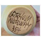 Handcrafted Pottery Vase by Larholm (Norway) #354