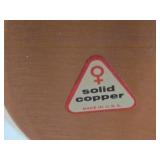 Solid Copper Tea Pot by Copper Craft Guild from Taunton Mass.