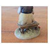 Vintage 4 1/2' Goebel Hummel Busy Student Figurine #367 Hand painted in Germany