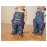 Vintage Country Store Limited Edition Porcelain You Been Farming Long? Figurine