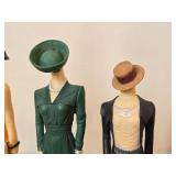 Lot of (3) Figurines - by Stacy Bums The Latest Thing Collection - titled  Afternoon Stroll, Fabulous Folds, Contemporary Grace