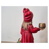 10 1/2' Genuine Norwegian Design Figurine Apple Girl by Carl Larson for Candy Design (Norway)