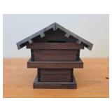 Vintage Handcrafted Hand painted Swiss Chalet / Black Forest Cabin in Norwegian Rosemaling