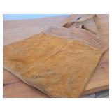 Handcrafted Soft-Sided Leather Mexican Tote Bag with Aztec Calendar Design