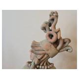 Mayan Aztec Terra-cotta / Clay Statue (Made in Mexico)