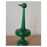 Vintage 10' Mid-Century Modern Wooden Bird theme Napkin Holder by Paavo Asikainen of Finland (signed on bottom)