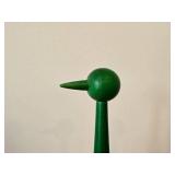 Vintage 10' Mid-Century Modern Wooden Bird theme Napkin Holder by Paavo Asikainen of Finland (signed on bottom)
